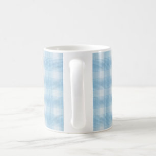 Simple sky blue pattern mug
