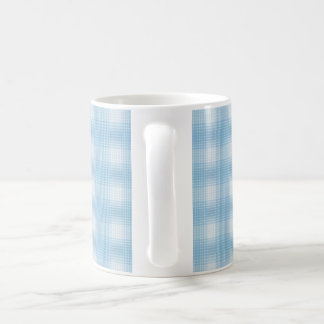 Simple sky blue pattern mug