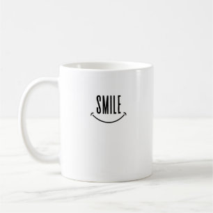 Simple smile coffee mug