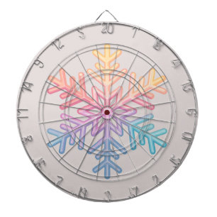 Simple Snowflake Dartboard