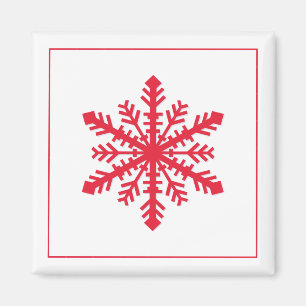 Simple Snowflake Magnet