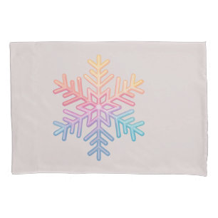 Simple Snowflake Pillowcase