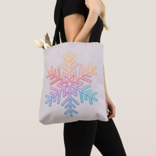 Simple Snowflake Tote Bag
