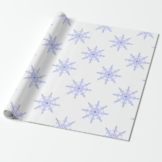 Simple Snowflake Wrapping Paper