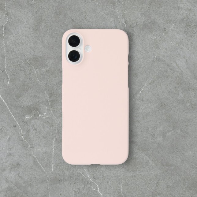 Simple Solid Blush Pink Case-Mate iPhone Case (Creator Uploaded)