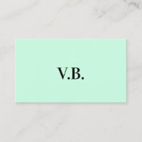 Simple solid colour add name text monogram