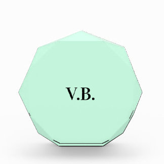 Simple solid colour add name text monogram photo block