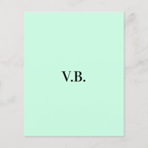 Simple solid colour add name text monogram throw p flyer