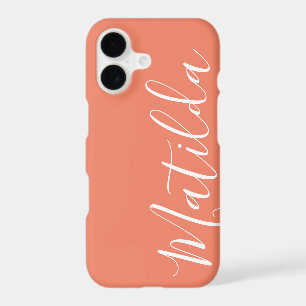 Simple Solid colour Plain Personalised Name