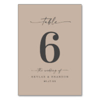 Simple Solid Colour Sand Khaki Beige Wedding