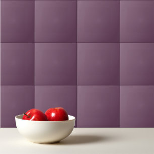 Simple solid dirty purple ceramic tile