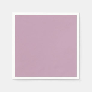 Simple solid mauve mist napkin
