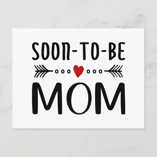 Simple Soon-to-be Mom Mother's Day | Postcard (Front)
