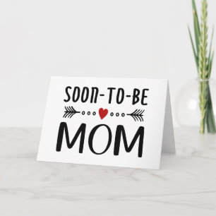 Simple Soon-to-be Mum Mother's Day   Greeting Card