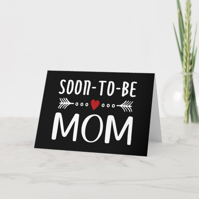 Simple Soon-to-be Mum Mother's Day | Greeting Card (Front)