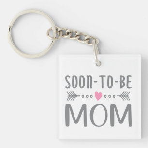 Simple Soon-to-be Mum Mother's Day Keychain