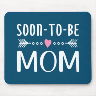 Simple Soon-to-be Mum Mother's Day Mousepad
