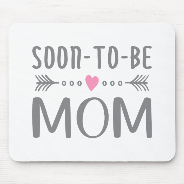 Simple Soon-to-be Mum Mother's Day | Mousepad (Front)