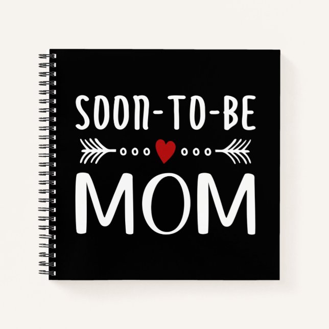 Simple Soon-to-be Mum Mother's Day | Notebook (Front)