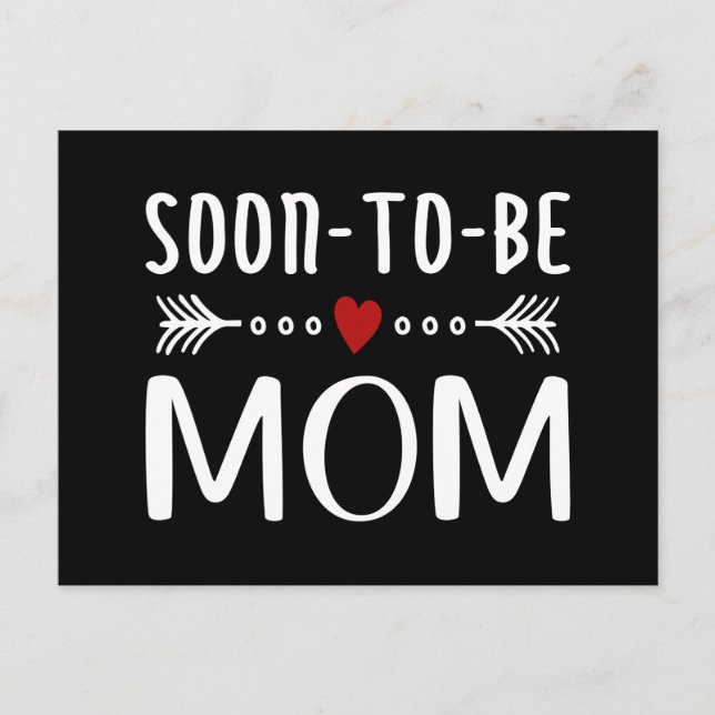 Simple Soon-to-be Mum Mother's Day | Postcard (Front)