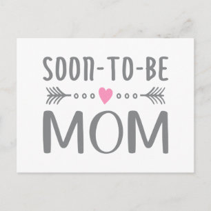 Simple Soon-to-be Mum Mother's Day   Postcard