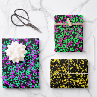 Simple Splattered Paint  Wrapping Paper Sheet