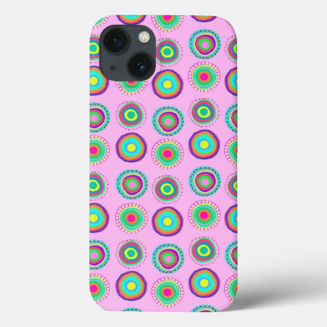 Simple Spots Case-Mate iPhone Case (Back)