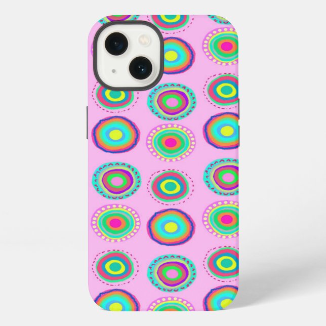 Simple Spots iPhone Case (Back)