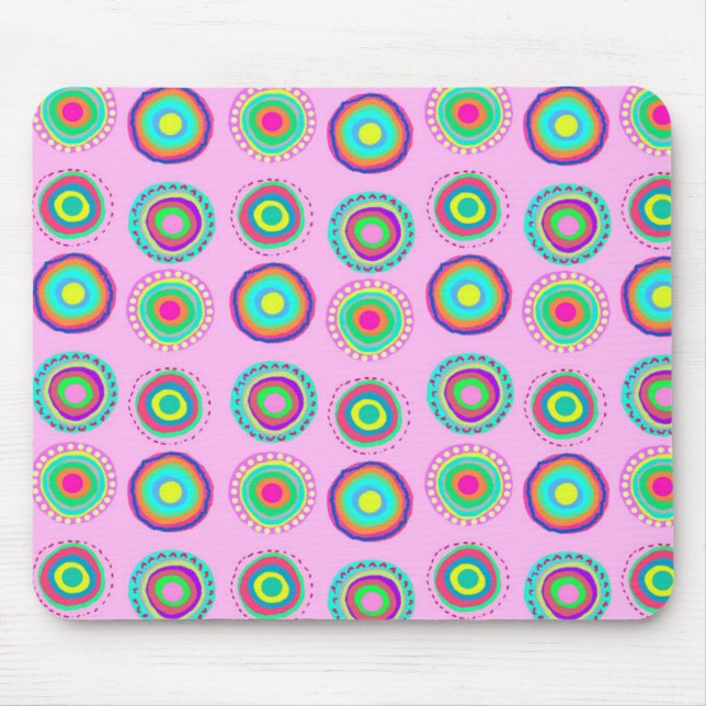 Simple Spots Mouse Pad (Front)