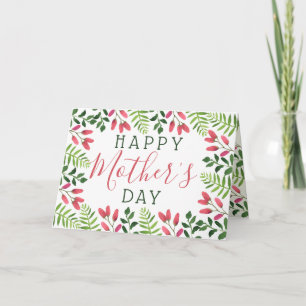 Simple Spring Blossom Happy Mother's Day Card
