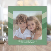 Simple Square Photo - Minimalist Retro Stripe