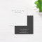 Simple Square White Ring Display Card
