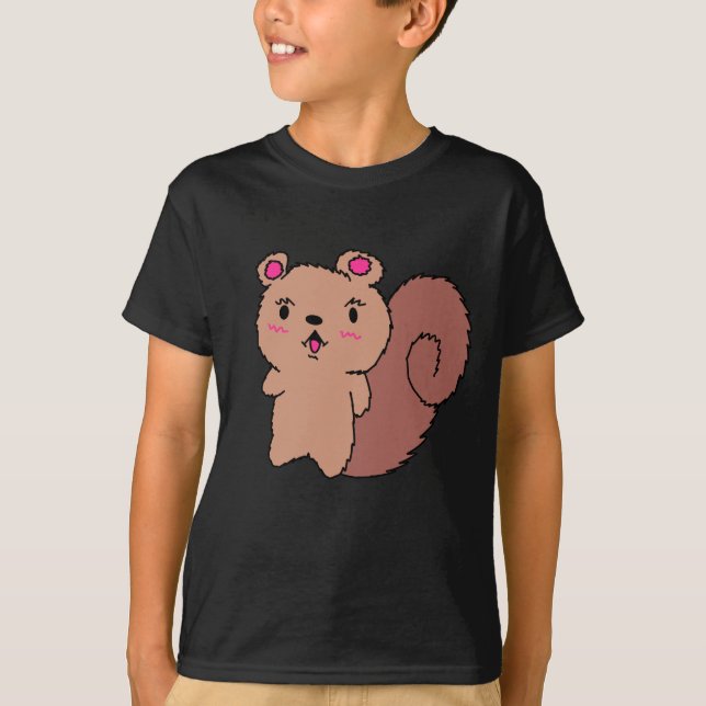 Simple Squirrel Kid Shirt (Front)