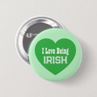Simple St. Patrick's Day Green I Love Being Irish