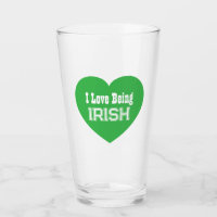 Simple St. Patrick's Day Green I Love Being Irish