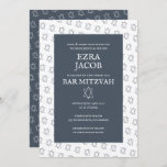 Simple Star of David Custom B'nai Bat Bar Mitzvah  Invitation<br><div class="desc">Perfect card to announce a bar mitzvah, bat mitzvah or other Jewish celebration! Hand made art for you! FULLY CUSTOMIZABLE! Click on “Personalise” above to edit the text. Click "edit using design tool" to adjust the fonts, colours and placements and to delete the back side design if you prefer. Also...</div>