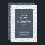 Simple Star of David Custom B'nai Bat Bar Mitzvah  Invitation<br><div class="desc">Perfect card to announce a bar mitzvah, bat mitzvah or other Jewish celebration! Hand made art for you! FULLY CUSTOMIZABLE! Click on “Personalise” above to edit the text. Click "edit using design tool" to adjust the fonts, colours and placements and to delete the back side design if you prefer. Also...</div>