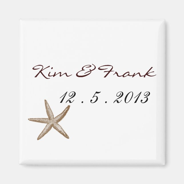 Simple starfish magnet (Front)