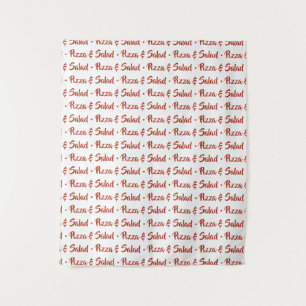 Simple Step and Repeat Small Business Banner Tapestry