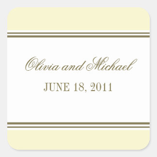 Simple Stripe Buttercream Sticker