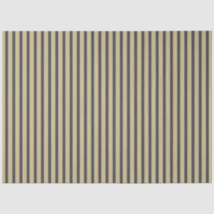 Simple Stripes Pattern Gold Black Geometric Tissue Paper