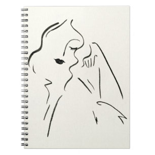 Simple Study - Sketch of a Lady Notebook