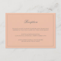 Simple Stylish Blush Pink Wedding Reception