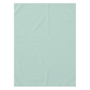 Simple Stylish Duck Egg Blue Diagonal Striped Gift Tablecloth