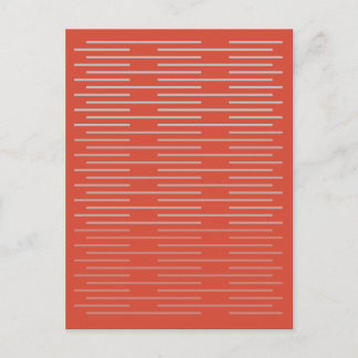 Simple Stylish Lines 3 Postcard