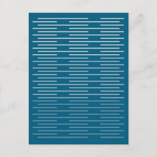Simple Stylish Lines 3 Postcard