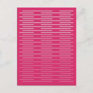 Simple Stylish Lines 3 Postcard
