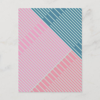 Simple Stylish Lines Postcard