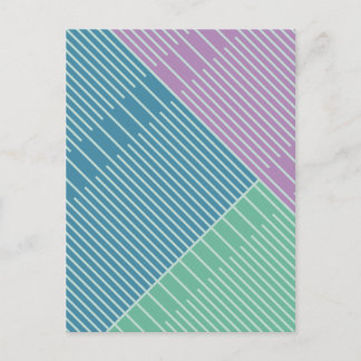Simple Stylish Lines Postcard