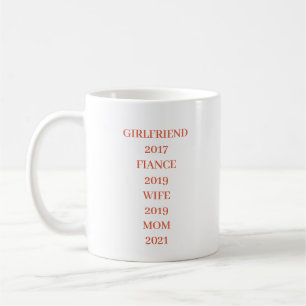 SIMPLE STYLISH MODERN CUSTOMIZED MOTHER'S DAY GIFT COFFEE MUG